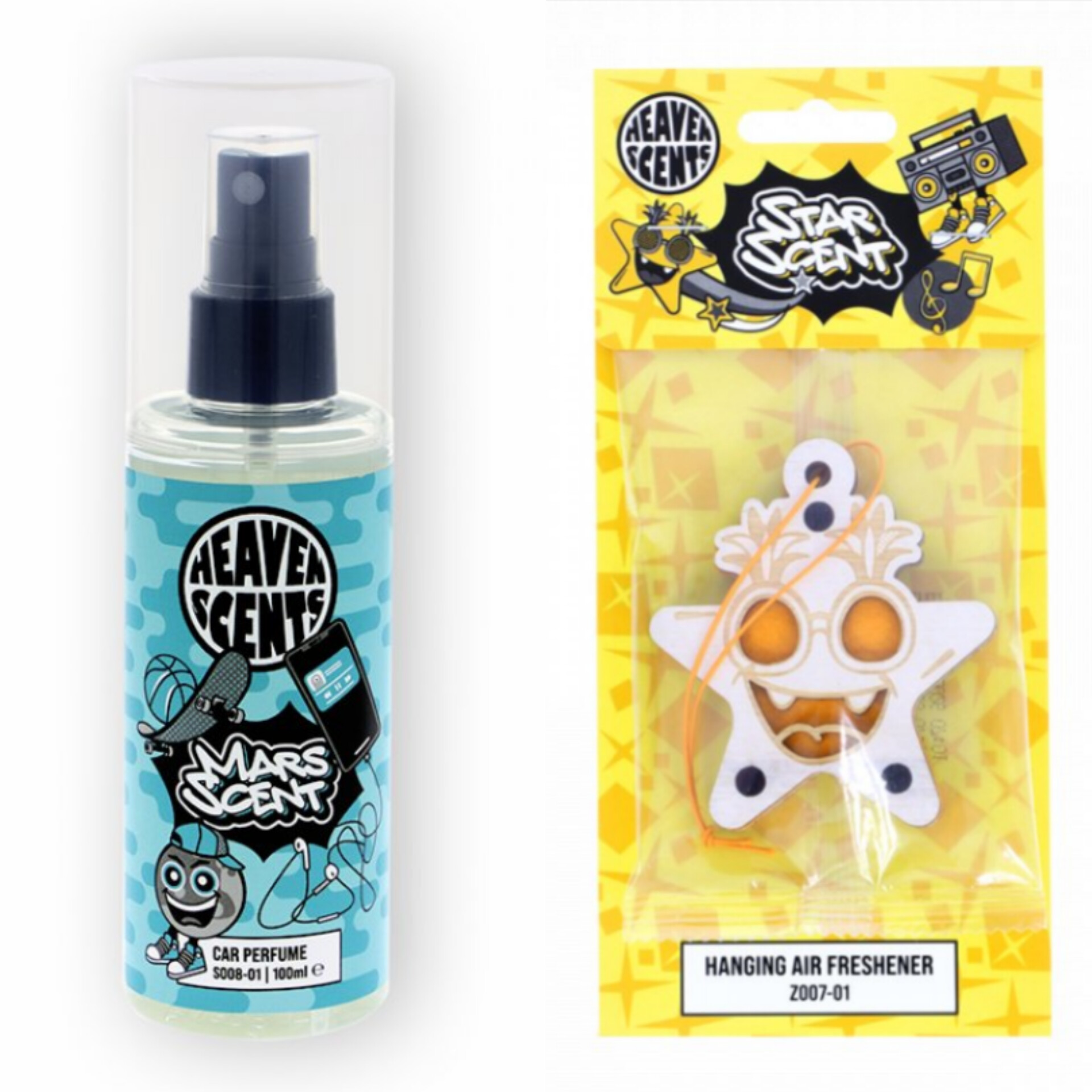 Parfémy a závěsky Heaven Scents