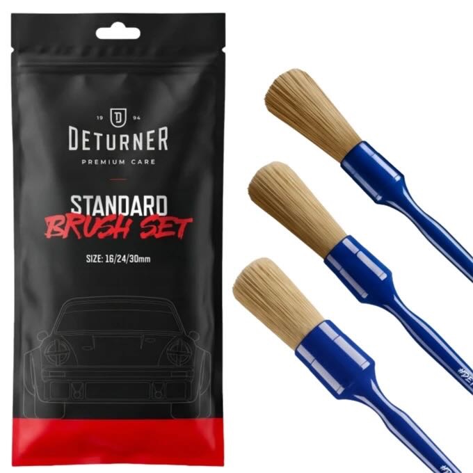 Deturner Standard Brush Set - sada detailingových štětců (3 kusy)