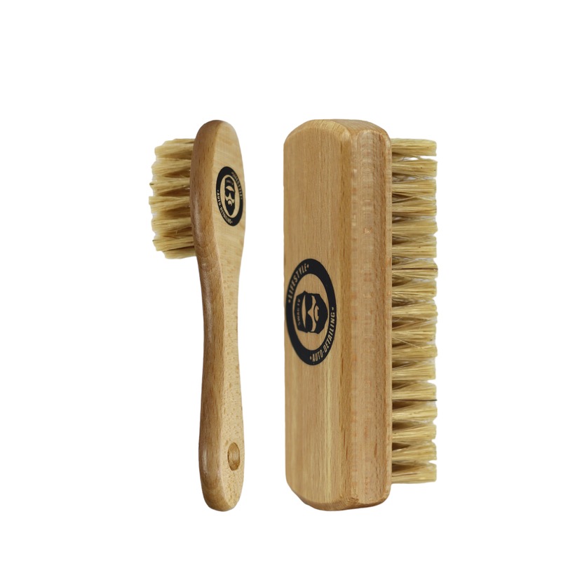 SWAG Leather Brush Set - sada dvou kartáčů na čištění kůže