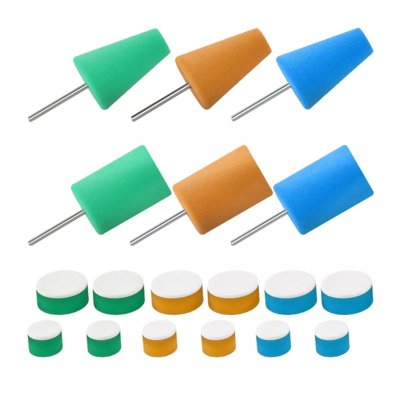 ChemicalWorkz - set leštících mini kotoučů a kuželů (18ks)