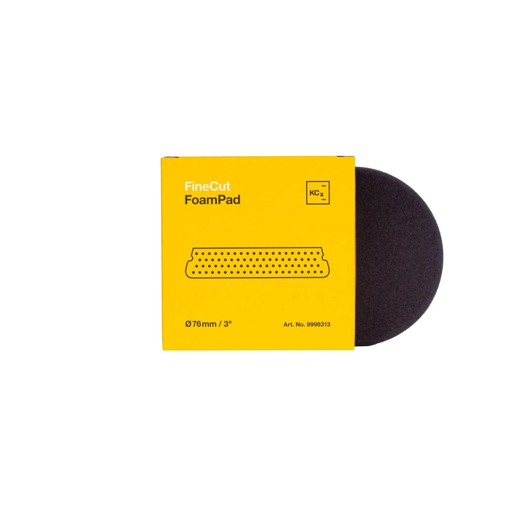 Koch Chemie Fine Cut Pad - středně tvrdý leštící koutouč žlutý 76x23mm