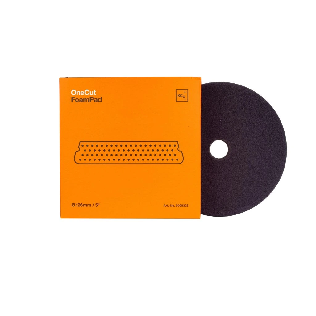 Koch Chemie One Cut Pad - jednokrokový leštící kotouč oranžový 126x25 mm