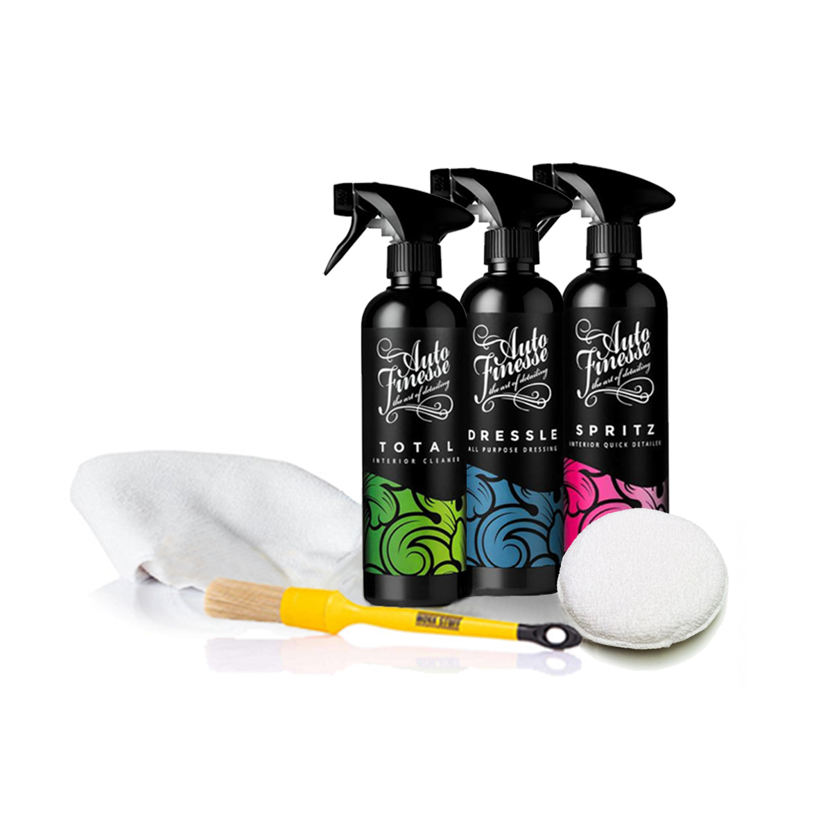 Komplet pro čištění a oživení interiéru od značky Auto Finesse