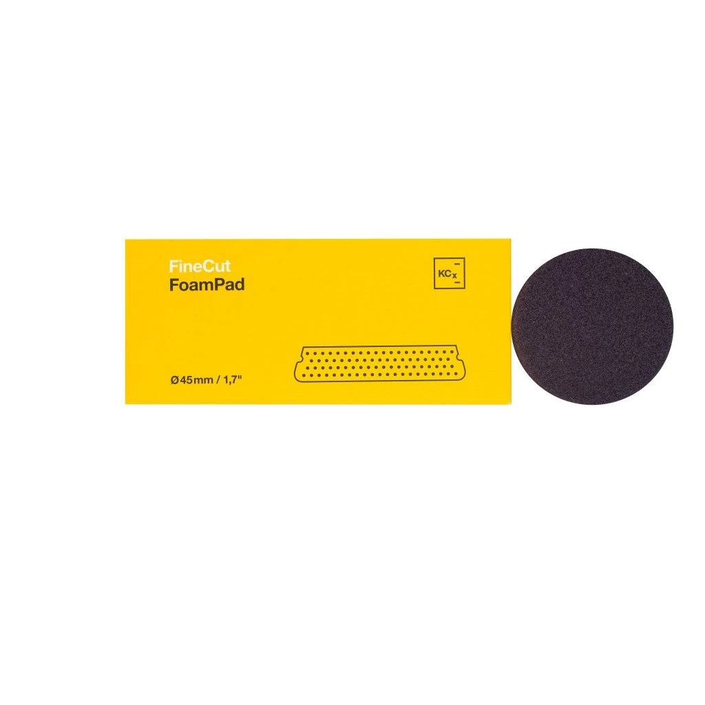Koch Chemie Fine Cut Pad - středně tvrdý leštící koutouč žlutý 45x23mm