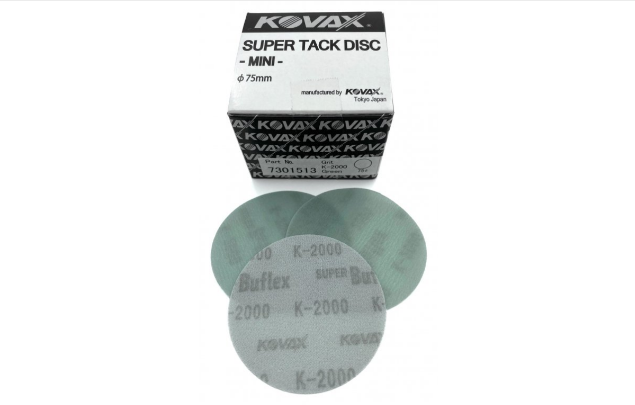 Kovax Buflex Dry Green K2000 - brusný papír 75mm