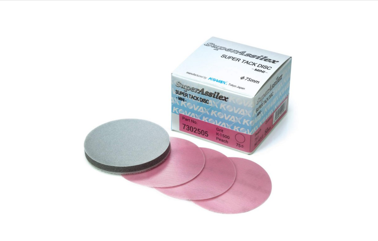 Kovax Super Assilex Peach K1500 - brusný papír 75mm