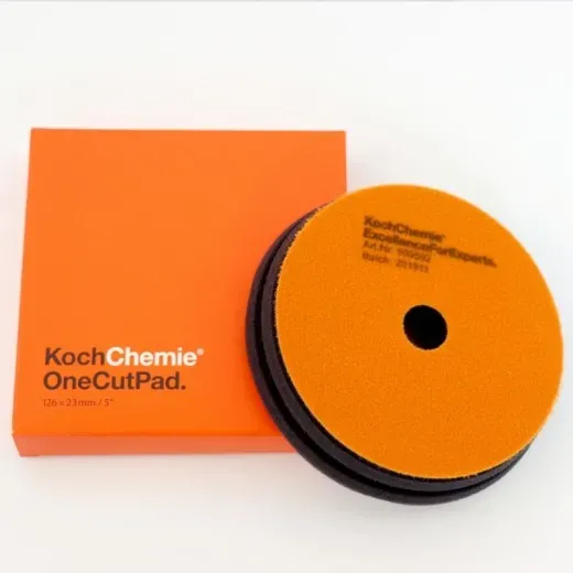 Koch Chemie One Cut Pad - jednokrokový leštící kotouč oranžový 126x25 mm
