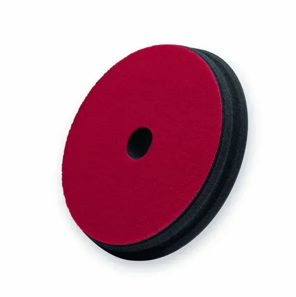 Koch Chemie Heavy Cut Pad - tvrdý leštící kotouč červený 126x23 mm