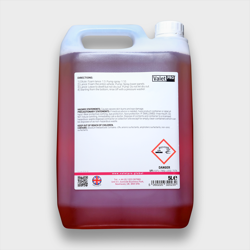 ValetPro Snow Foam Combo2 - alkalická aktivní pěna (5000 ml)