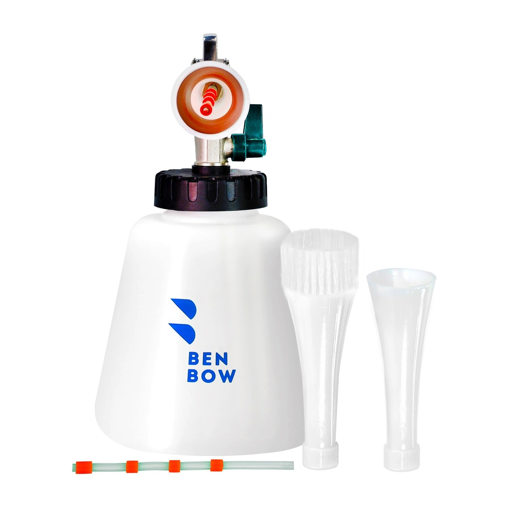 BenBow Cleaning Gun Classic 234 - čistící pistol se třemi nástavci a náhradní hadičkou (tornádor)