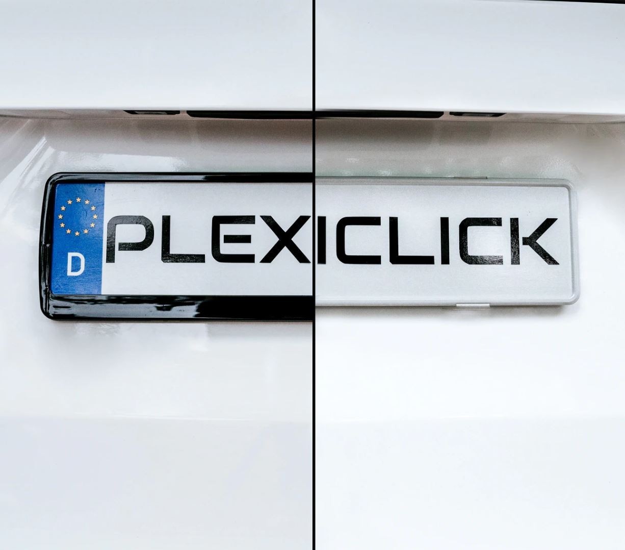 Plexiclick - průhledný držák české SPZ