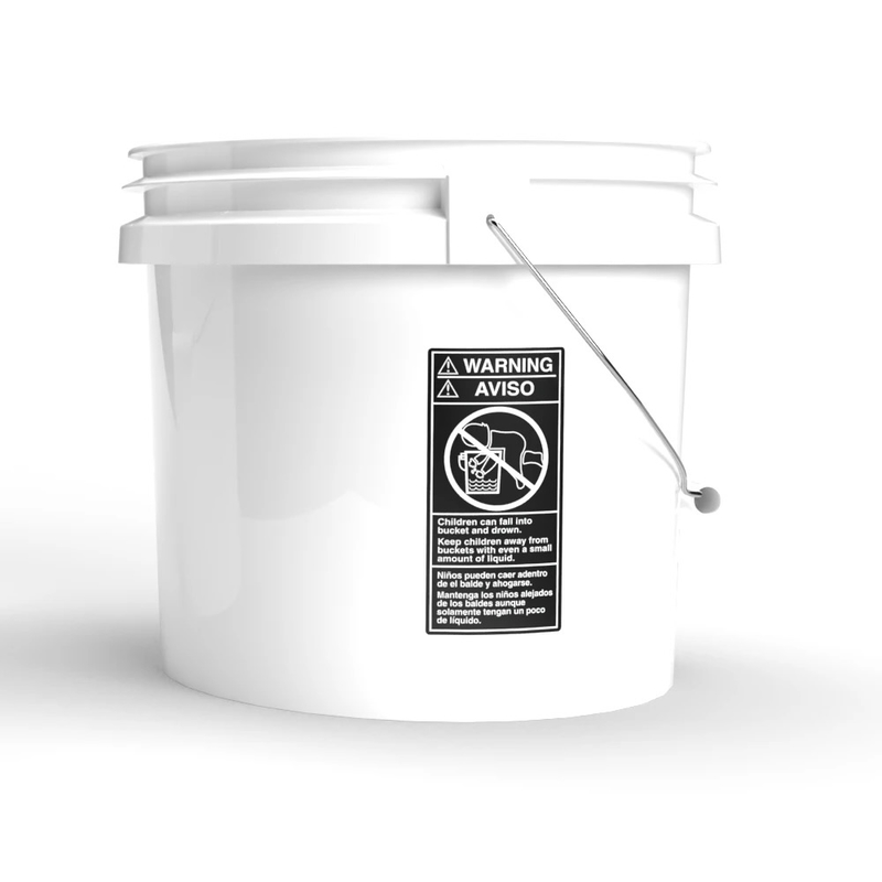 Magic Bucket White - detailingový kbelík 13 l s mřížkou