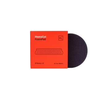 Koch Chemie Heavy Cut Pad - tvrdý leštící kotouč červený 76x23mm