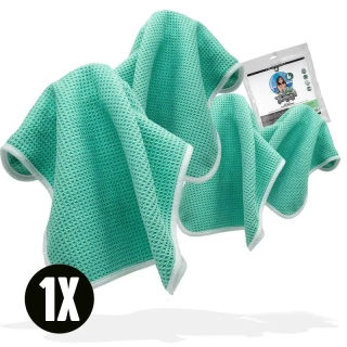 Nuke Guys SEE THROUGH - mikrovláknová utěrka na sklo 35x35 cm 